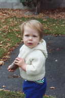 James with a Pine Cone